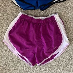 nike tempo shorts - purple